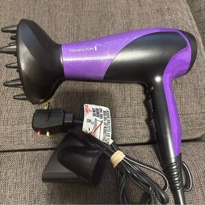 Remington Vibrant Purple and Black Hair Dryer